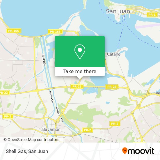 Shell Gas map