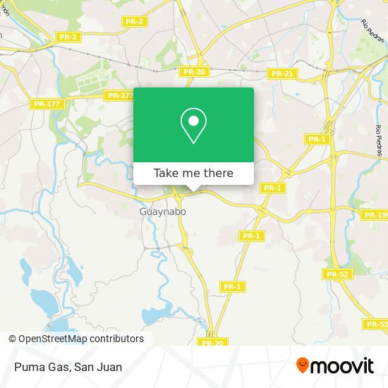 Puma Gas map