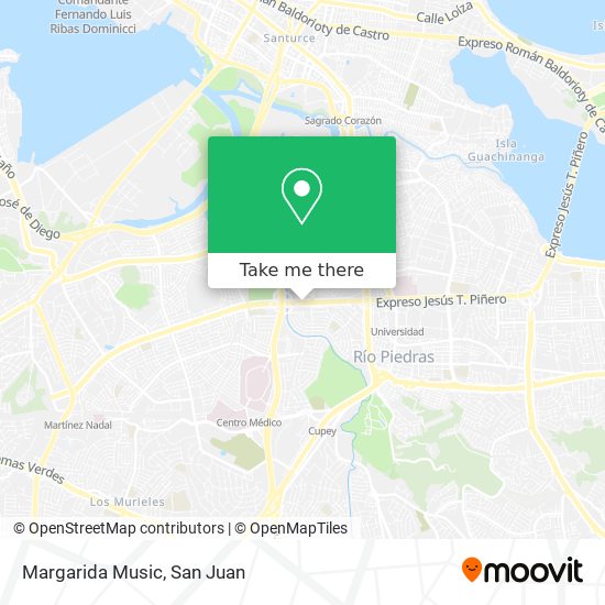 Margarida Music map