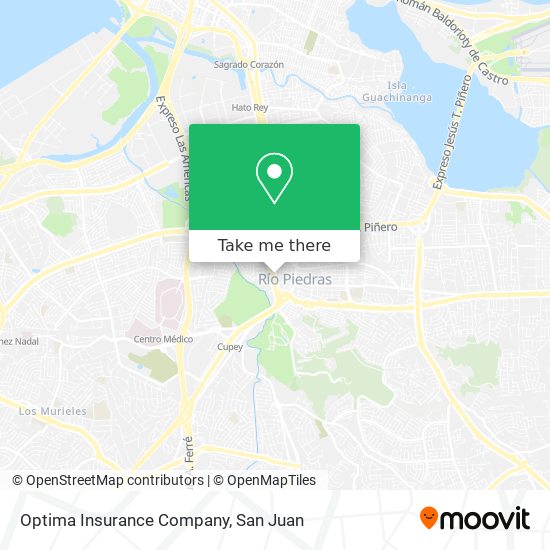 Optima Insurance Company map