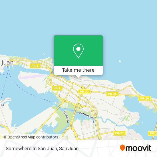 Somewhere In San Juan map