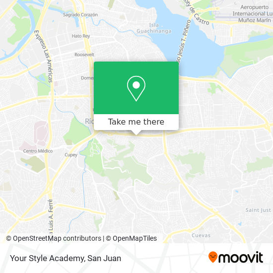 Your Style Academy map