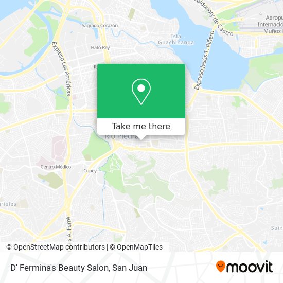 D' Fermina's Beauty Salon map