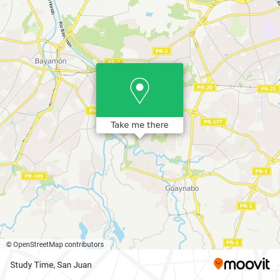 Study Time map