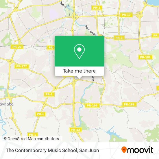 The Contemporary Music School map