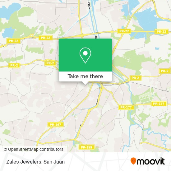 Zales Jewelers map