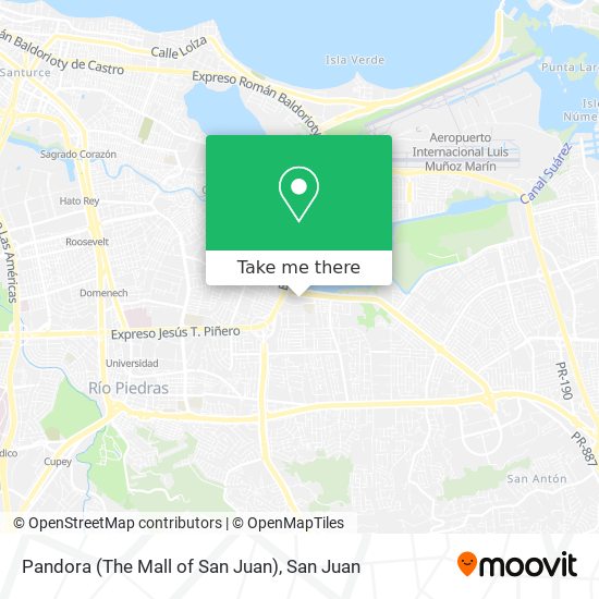Pandora (The Mall of San Juan) map