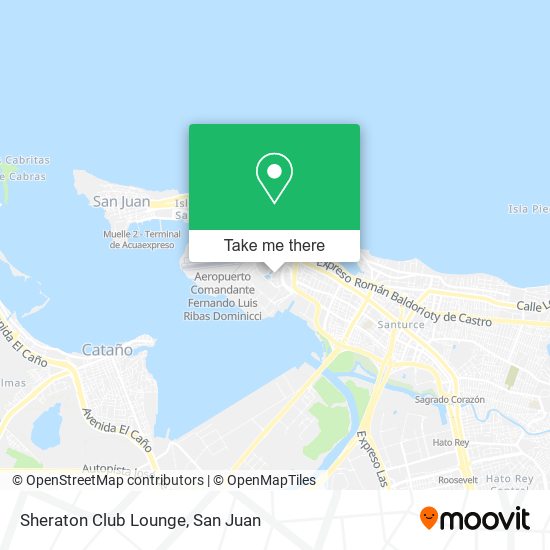 Sheraton Club Lounge map