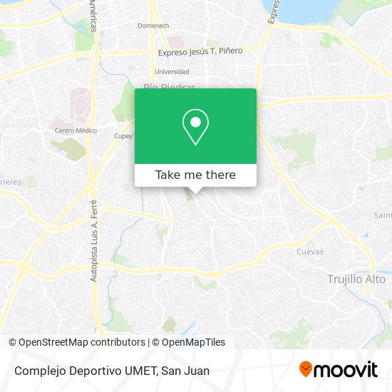 Complejo Deportivo UMET map