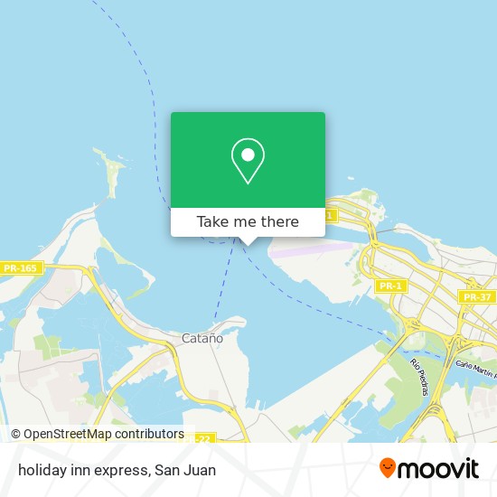 holiday inn express map