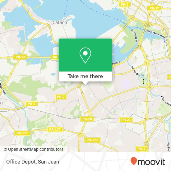 Office Depot map