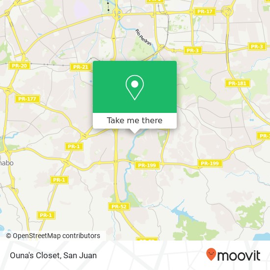 Ouna's Closet map