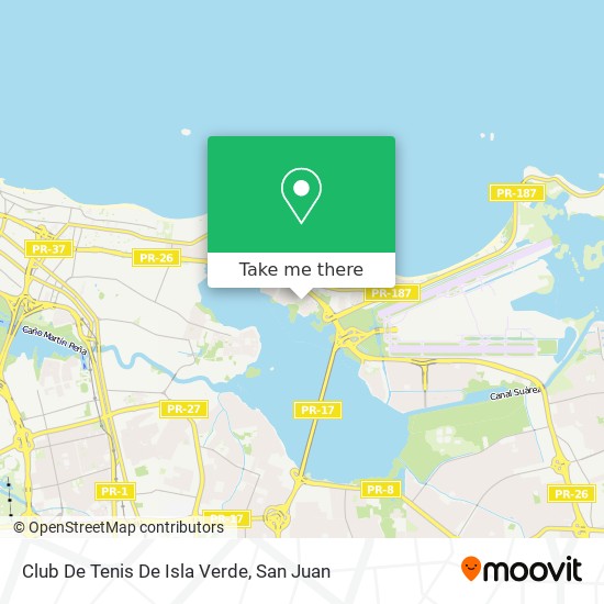 Club De Tenis De Isla Verde map