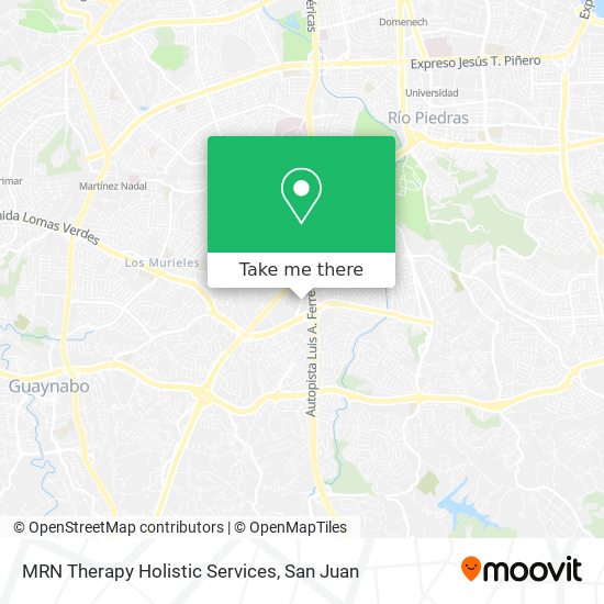 MRN Therapy Holistic Services map
