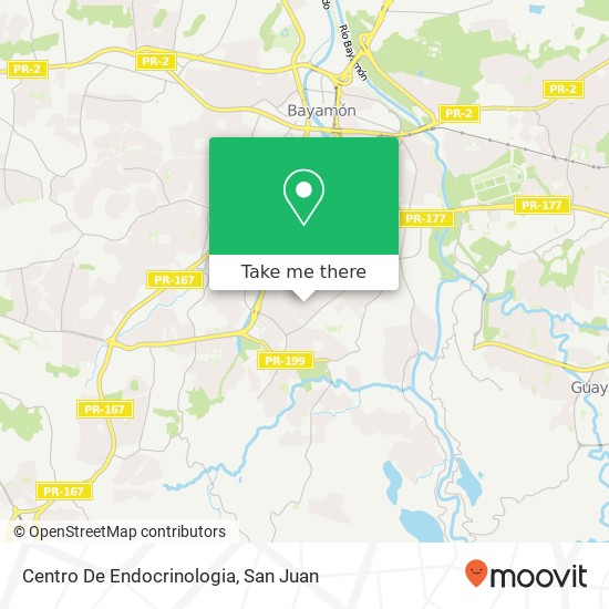 Centro De Endocrinologia map