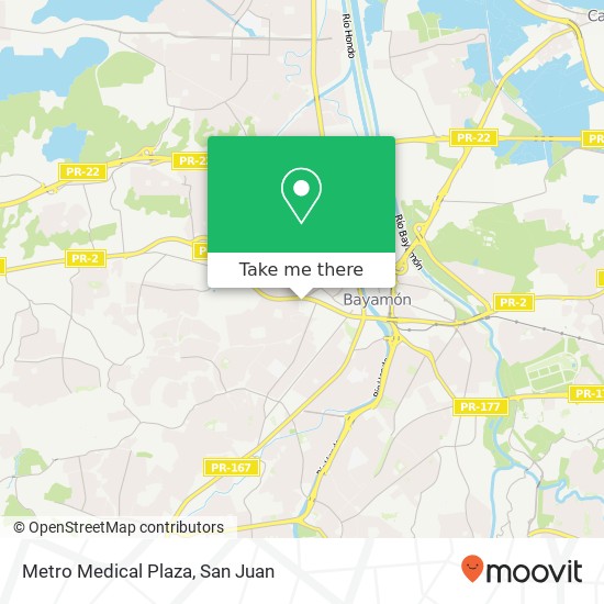 Metro Medical Plaza map
