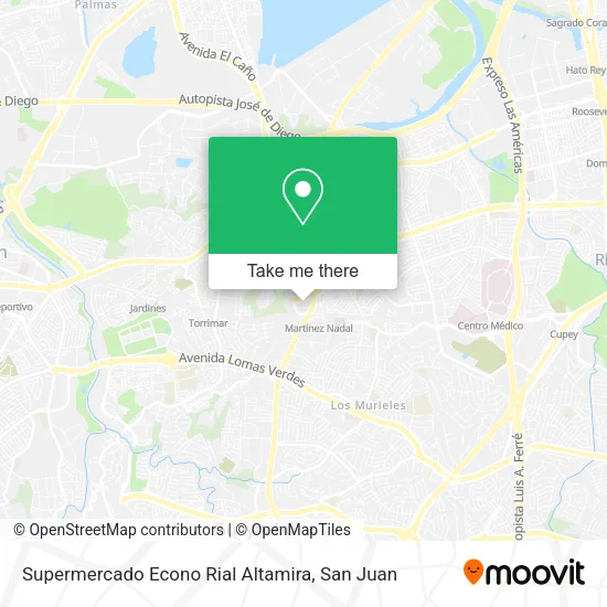 Supermercado Econo Rial Altamira map