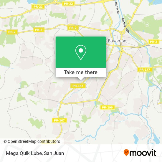 Mega Quik Lube map