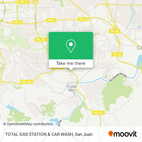 TOTAL GAS STATION & CAR WASH map