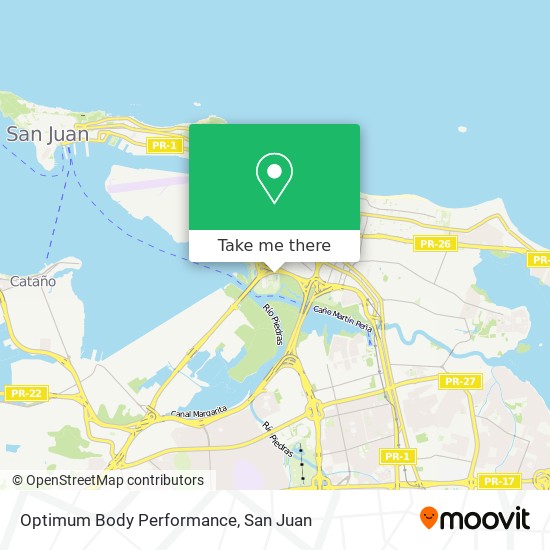 Mapa de Optimum Body Performance