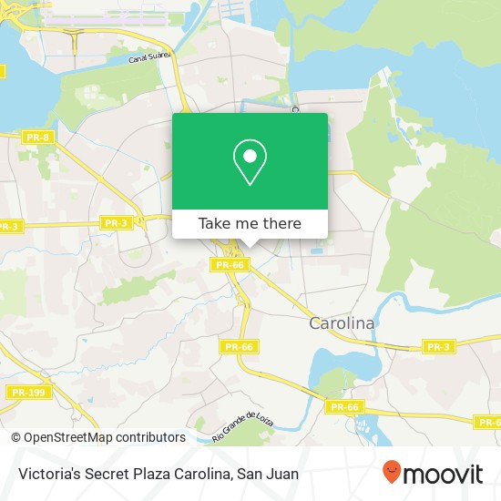 Victoria's Secret Plaza Carolina map