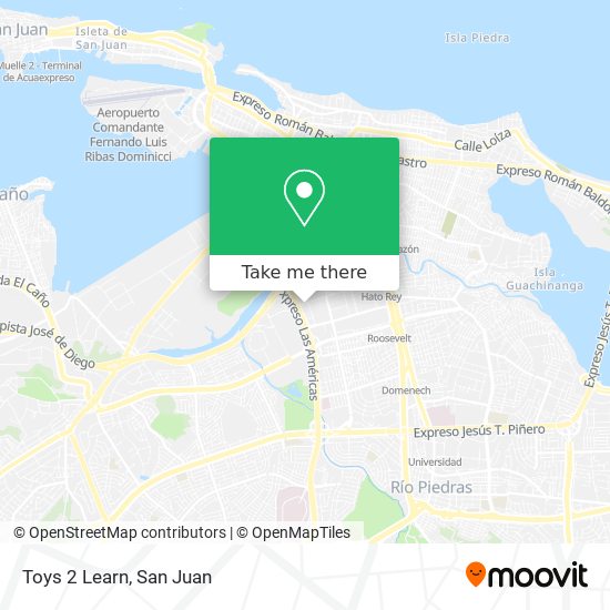 Toys 2 Learn map