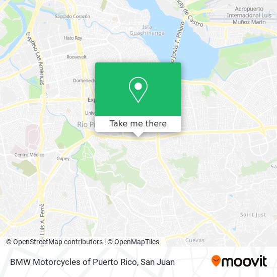 BMW Motorcycles of Puerto Rico map