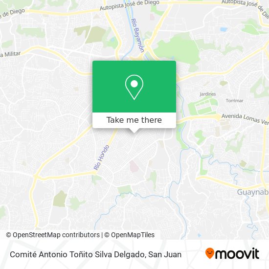 Comité Antonio  Toñito  Silva Delgado map