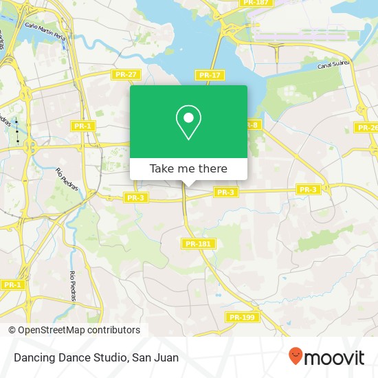 Dancing Dance Studio map