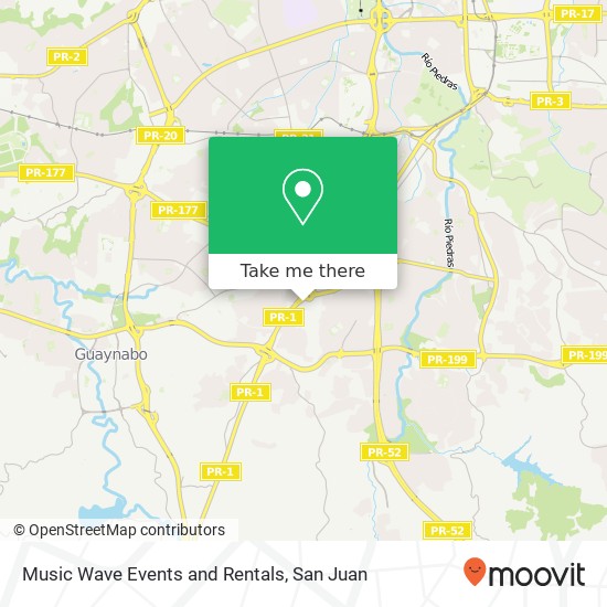 Music Wave Events and Rentals map