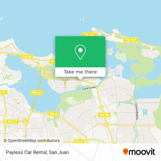 Payless Car Rental map