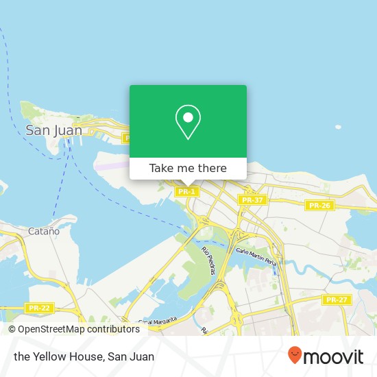 the Yellow House map