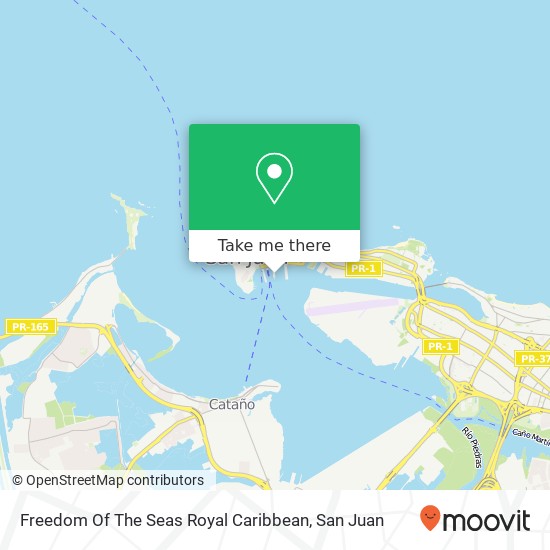 Freedom Of The Seas Royal Caribbean map