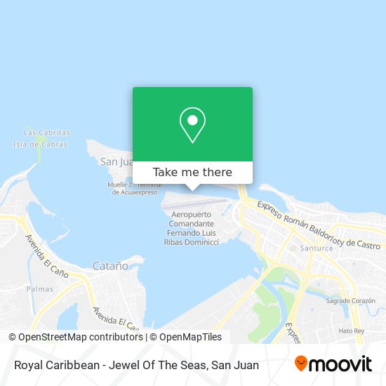 Mapa de Royal Caribbean - Jewel Of The Seas