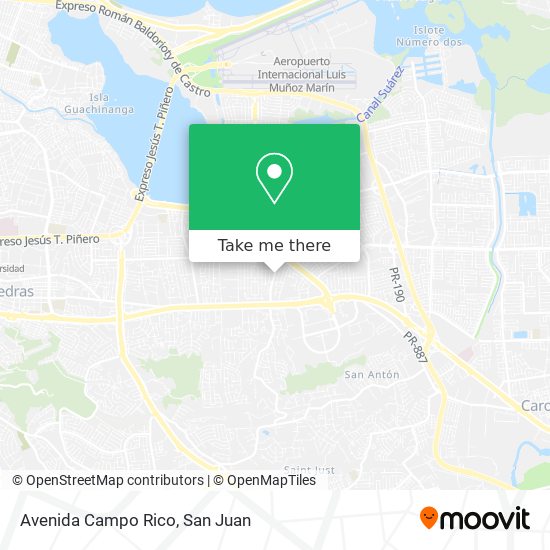 Avenida Campo Rico map