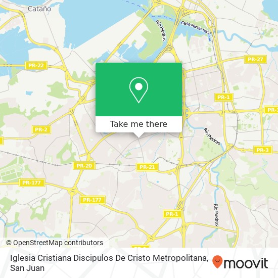 Iglesia Cristiana Discipulos De Cristo Metropolitana map