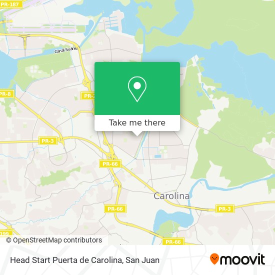 Head Start Puerta de Carolina map