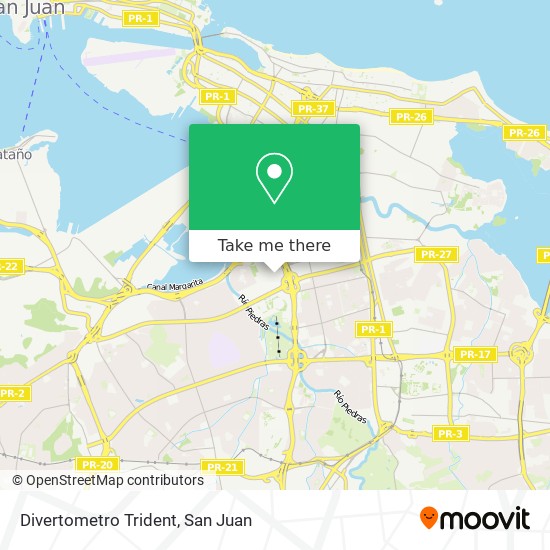 Divertometro Trident map