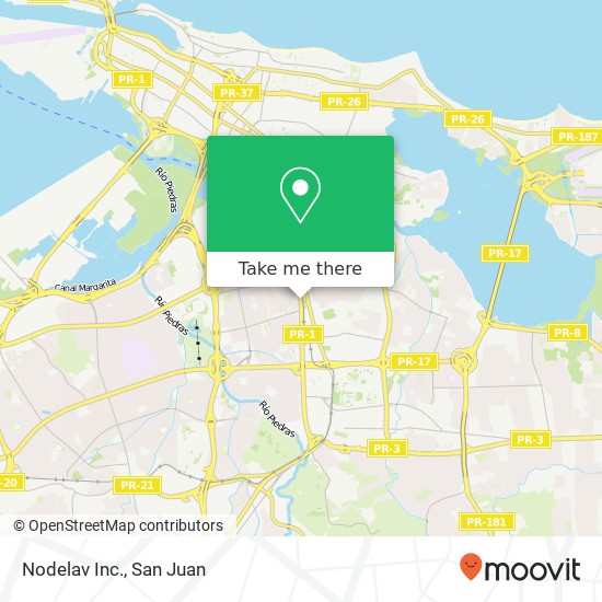 Nodelav Inc. map