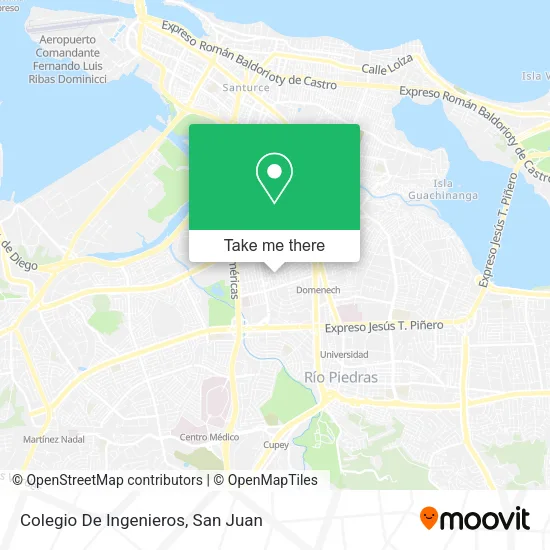 Mapa de Colegio De Ingenieros