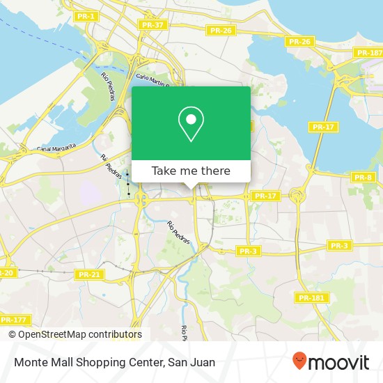 Monte Mall Shopping Center map