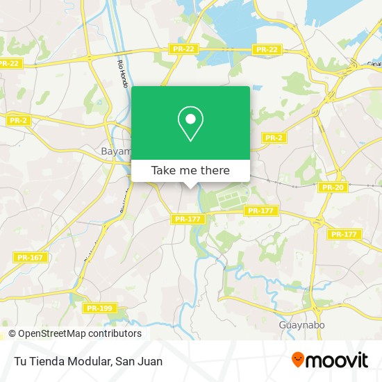 Tu Tienda Modular map