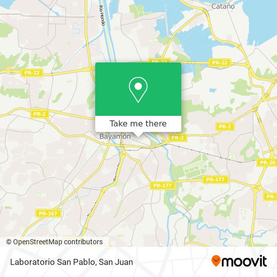 Laboratorio San Pablo map