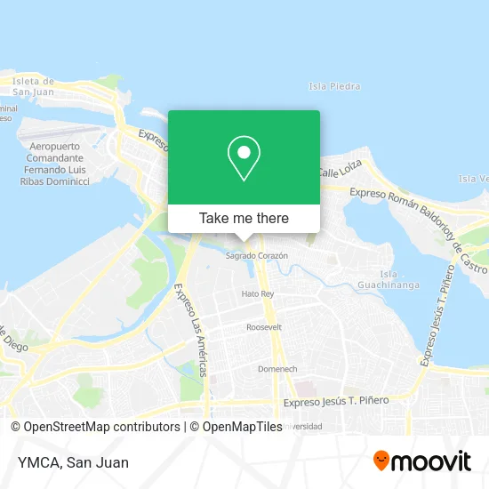 Mapa de YMCA