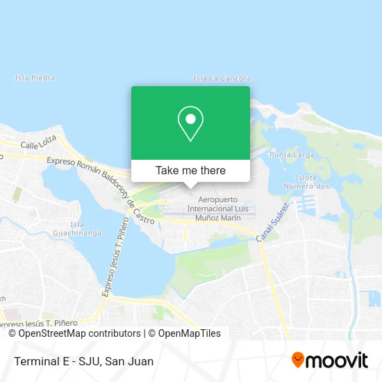 Mapa de Terminal E - SJU
