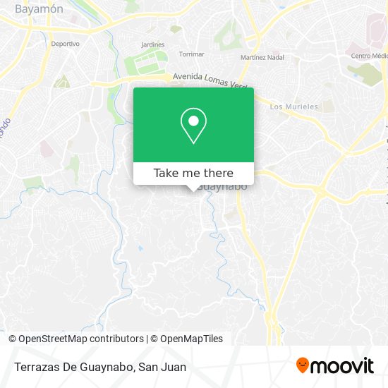 Mapa de Terrazas De Guaynabo