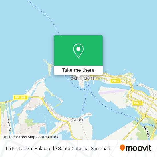 La Fortaleza: Palacio de Santa Catalina map