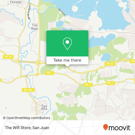 The Wifi Store map