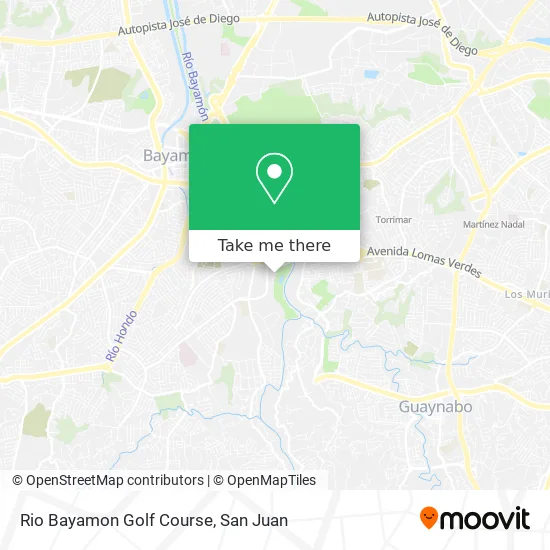 Rio Bayamon Golf Course map
