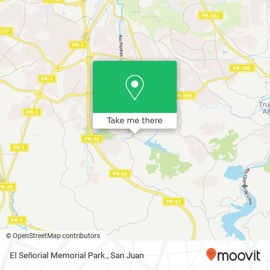El Señorial Memorial Park. map